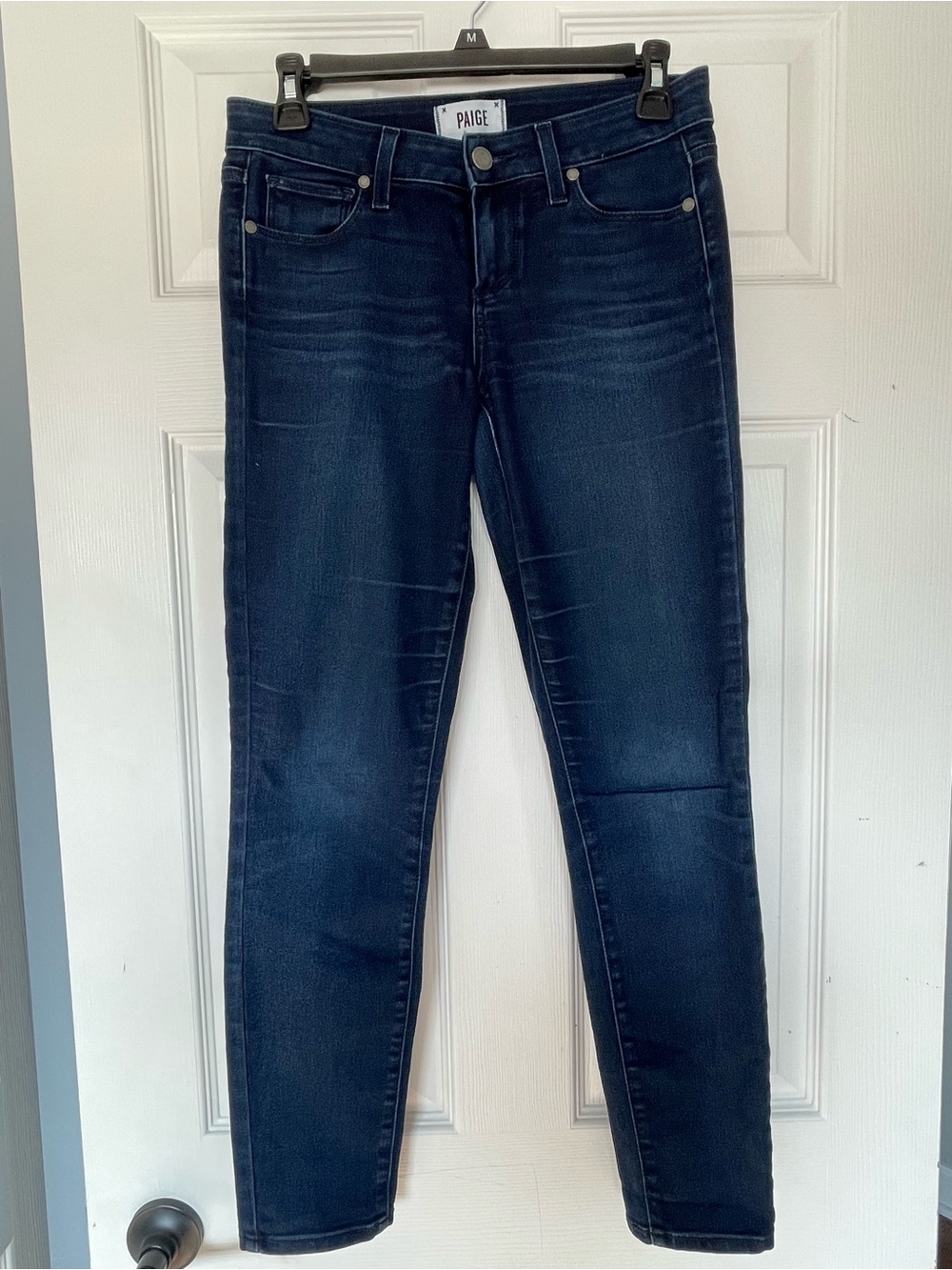 PAIGE Navy Indigo Skinny Jeans